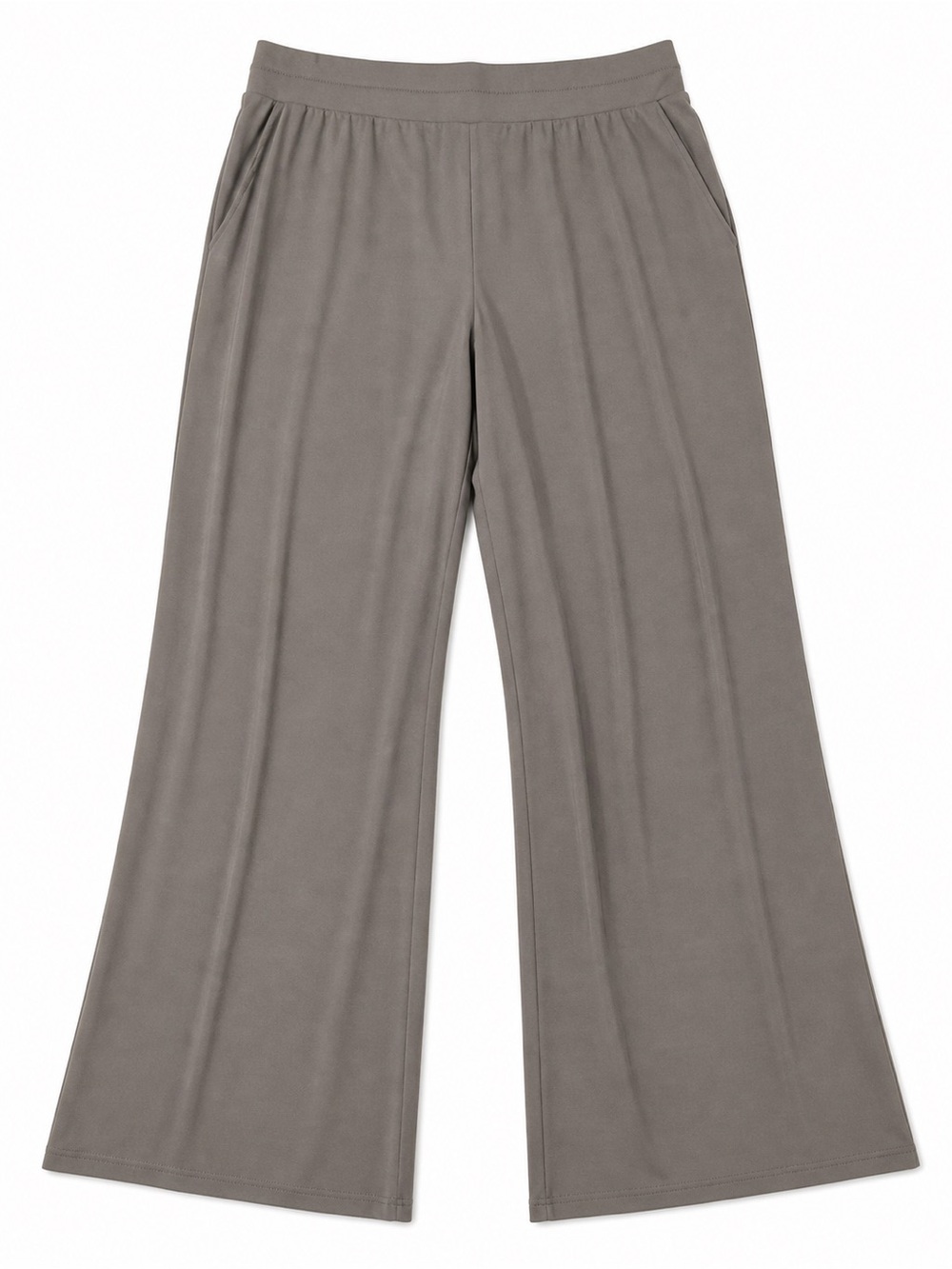 Lou & Grey Black Wide Leg Pants XL Pull-On Elastic Waist Lounge Flow Pants